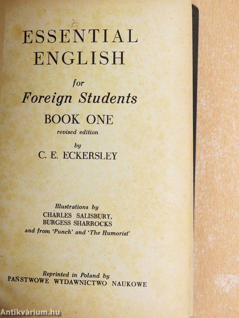 Essential English for Foreign Students Book 1.