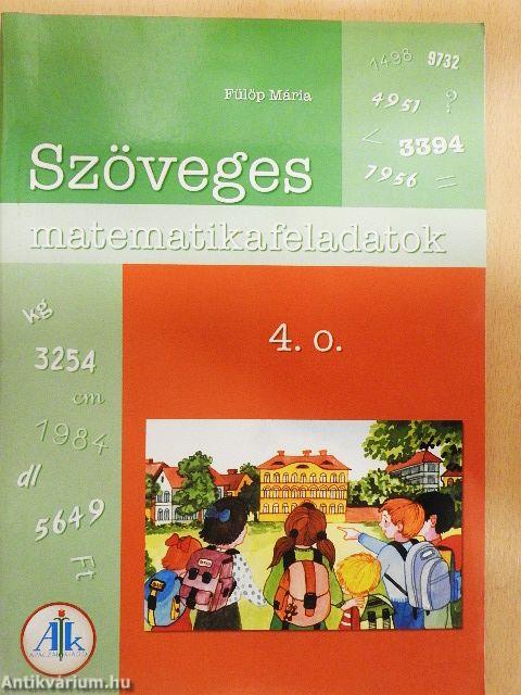 Szöveges matematikafeladatok 4.