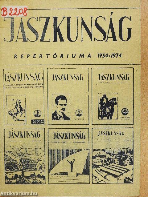 Jászkunság repertóriuma 1954-1974