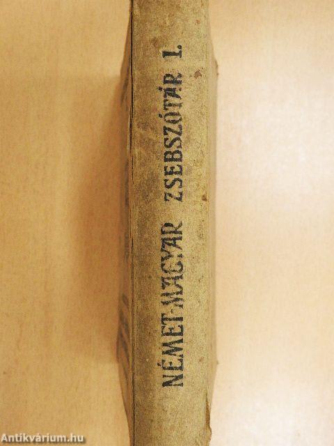 Magyar és német zsebszótár I.