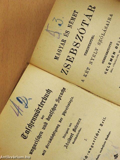 Magyar és német zsebszótár I.