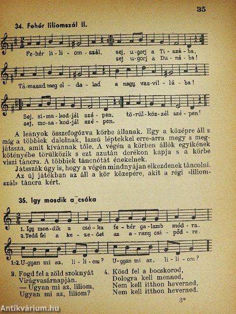 Száz népi játékdal