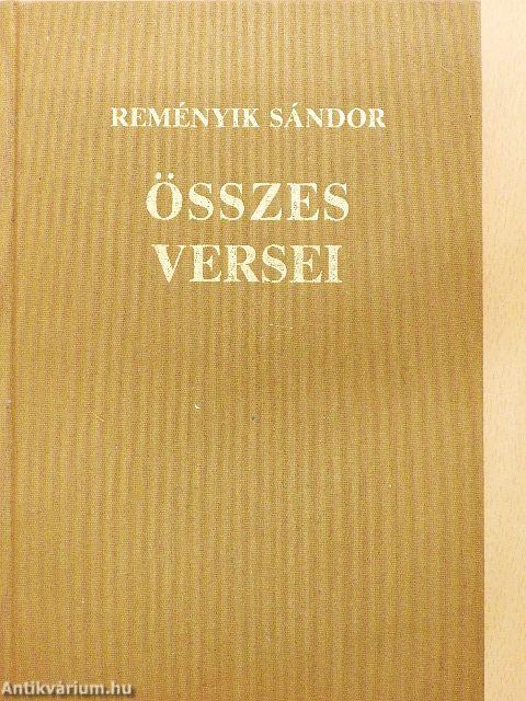 Reményik Sándor összes versei