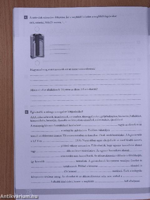 Kémia 8. - Munkafüzet