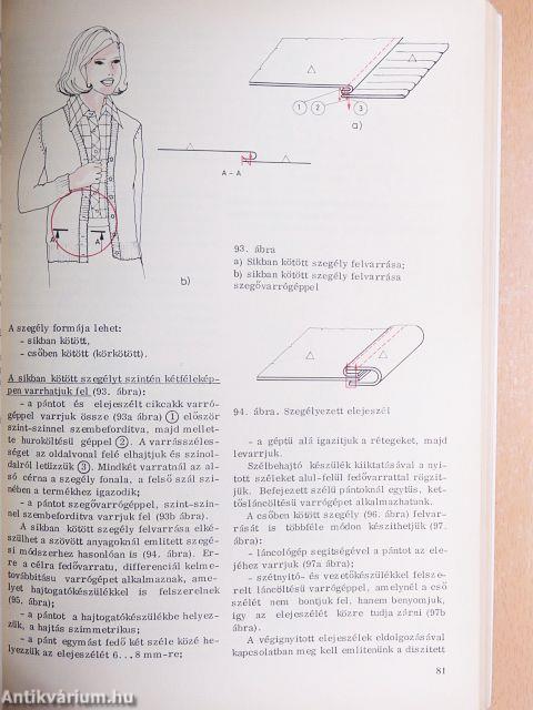 Alkatrészek készítésének technológiája a ruhaiparban