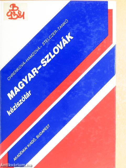 Magyar-szlovák kéziszótár