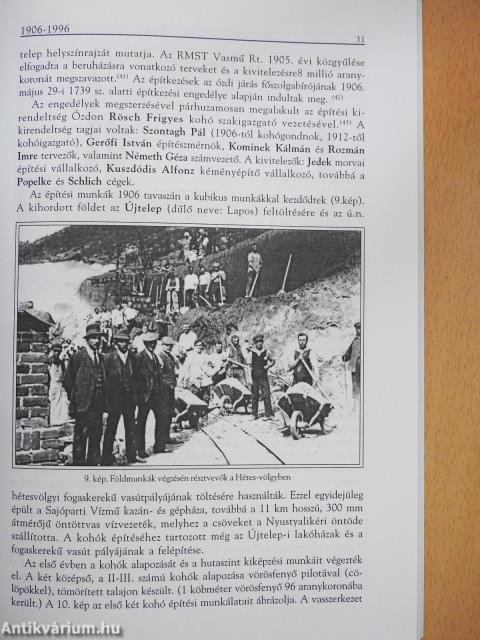 Az ózdi nyersvasgyártás története (dedikált példány)