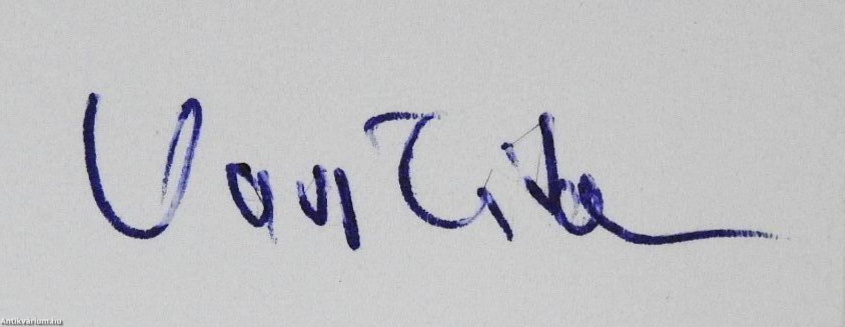 Két sem közt (dedikált példány)