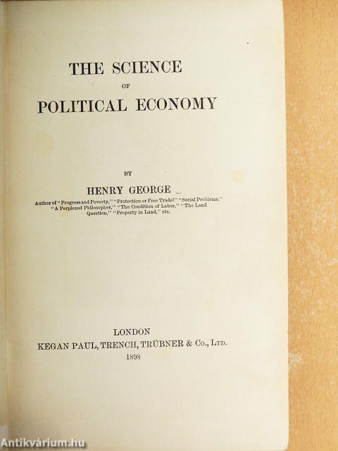 The Science of Political Economy