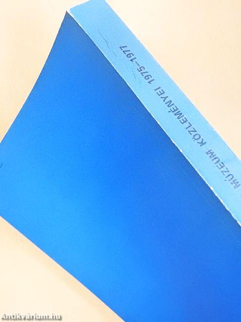 Magyar Mezőgazdasági Múzeum Közleményei 1975-1977