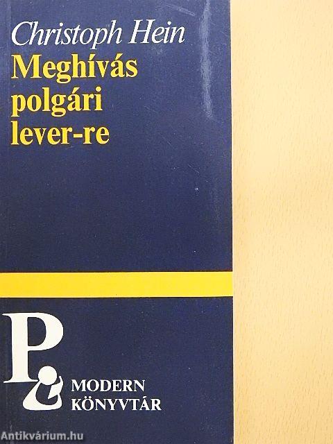 Meghívás polgári lever-re