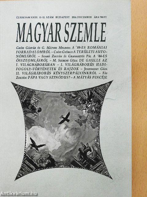 Magyar Szemle 2014. december