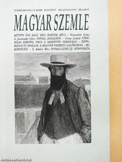 Magyar Szemle 2015. augusztus