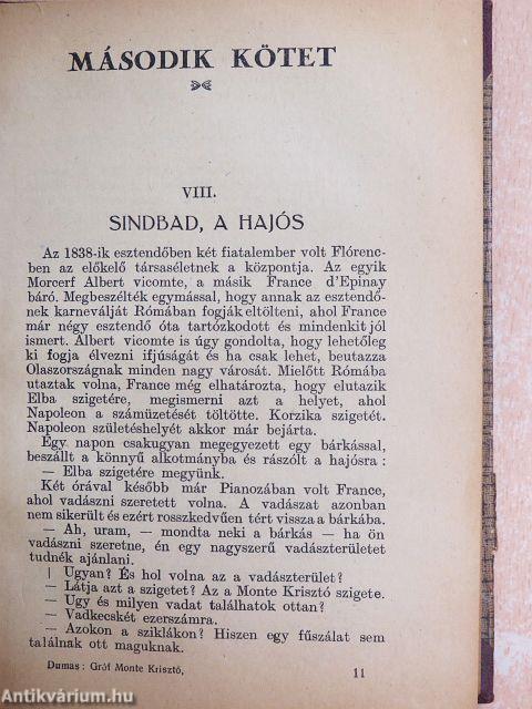 Gróf Monte Krisztó I-IV.