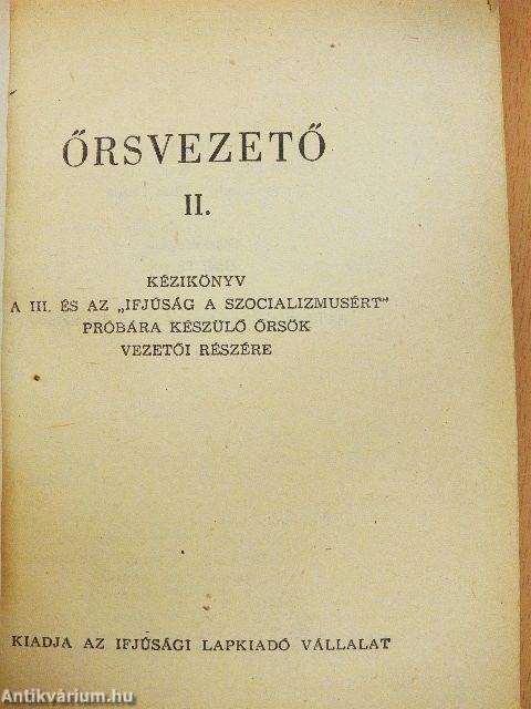 Úttörő-őrsvezető 2.