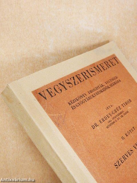 Vegyszerismeret II.