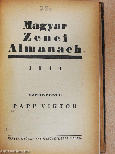 Magyar Zenei Almanach 1944