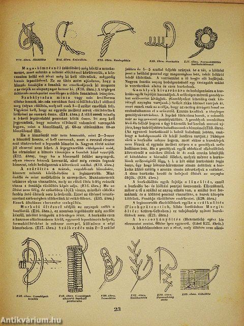 Az Uj Idők kézimunka könyve - Varrás és hímzés