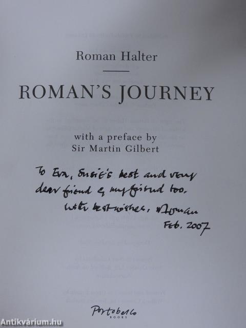 Roman's journey (dedikált példány)