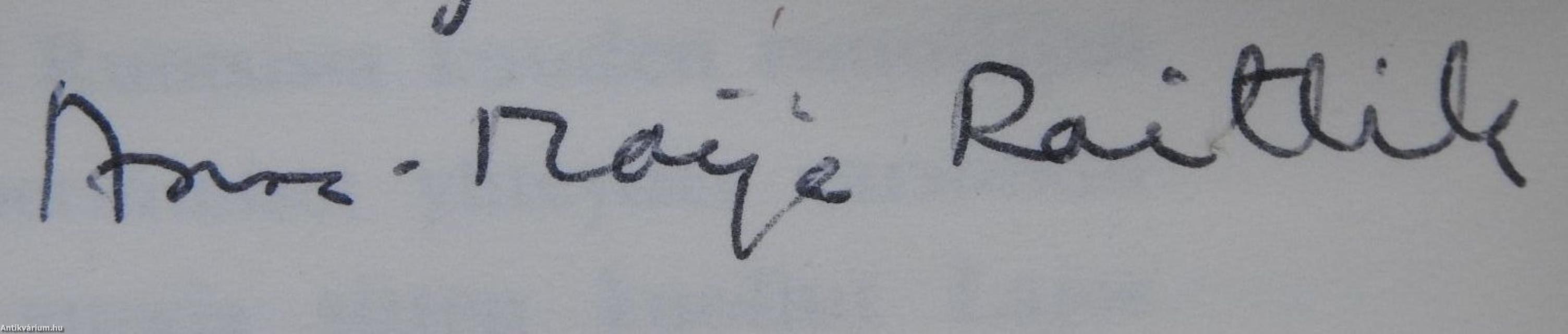 Kaivojen maa (dedikált példány)