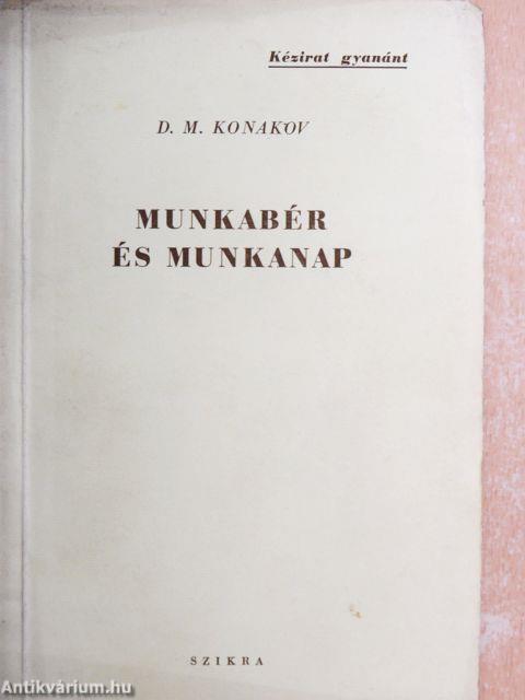 Munkabér és munkanap