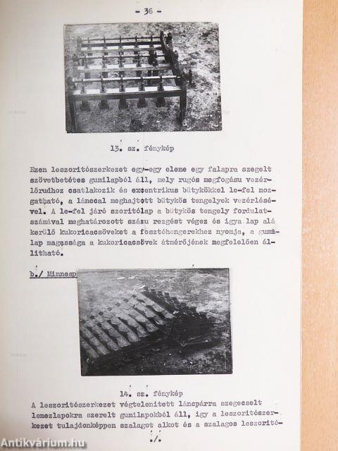 Fosztószerkezet tervezése KCsP kukoricabetakarító géphez