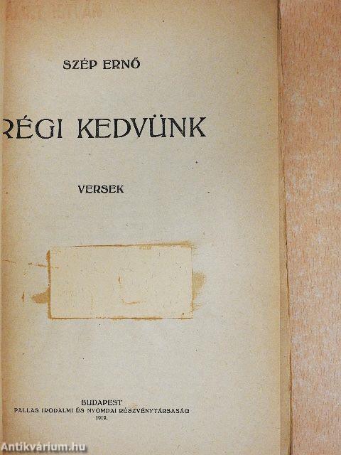 Régi kedvünk