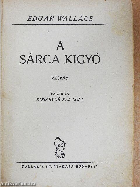 A sárga kigyó