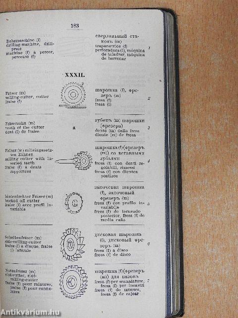 Die Maschinenelemente und die gebräuchlichsten Werkzeuge I.