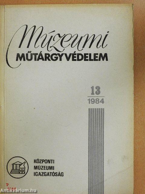 Múzeumi műtárgyvédelem 1984/13.