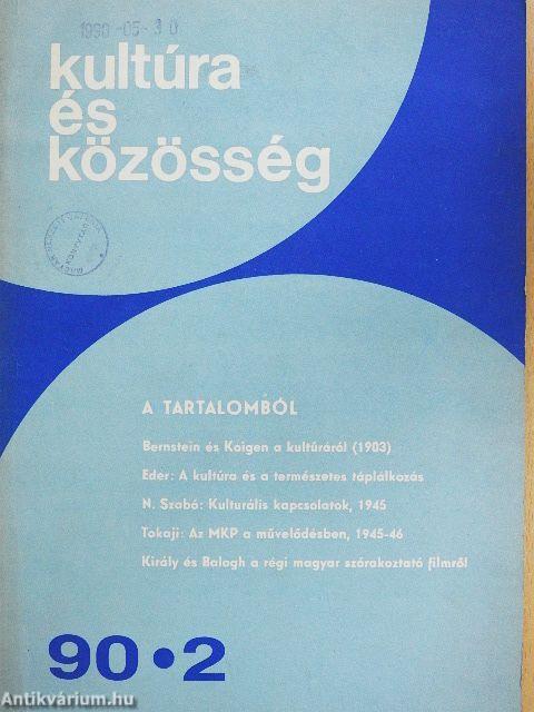 Kultúra és Közösség 1990/2.