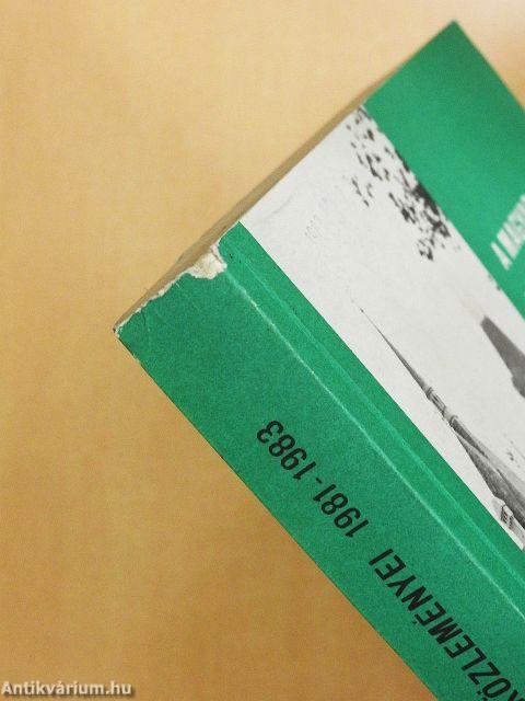 A Magyar Mezőgazdasági Múzeum közleményei 1981-1983