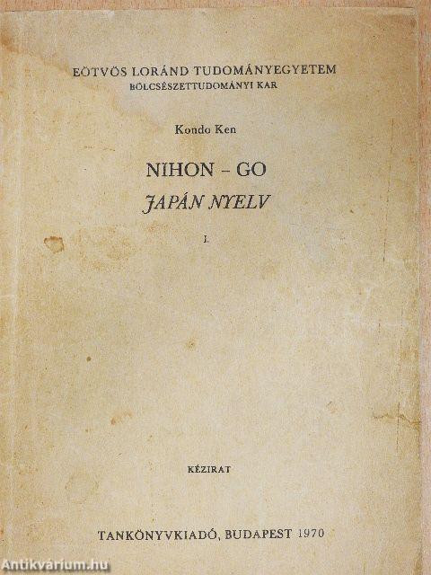 NIHON-GO Japán nyelv I.