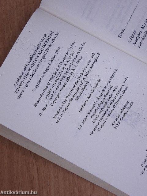 Micimackó-menedzsment