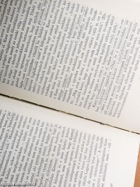 A formalizmus az etikában és a materiális értéketika