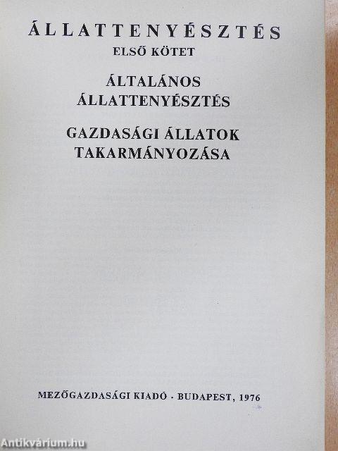 Állattenyésztés 1.