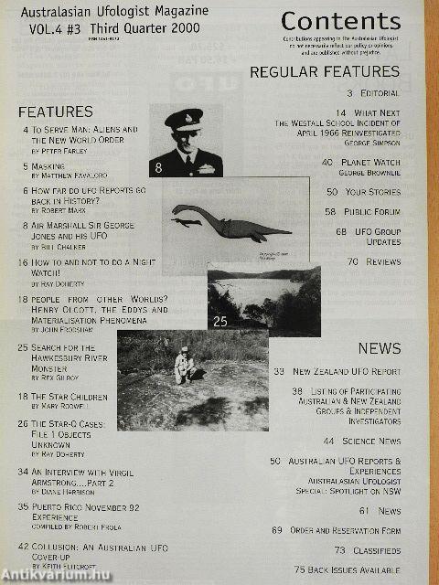 The Australasian Ufologist Magazine 3/2000