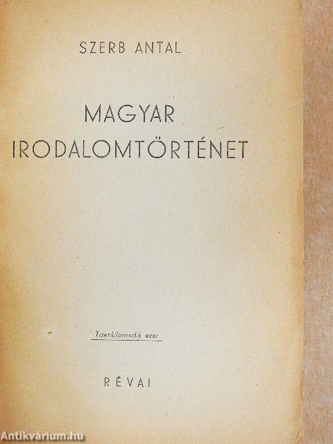 Magyar irodalomtörténet