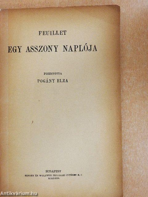 Egy asszony naplója