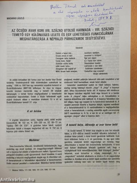 Tisicum 1999. (aláírt és többszörösen dedikált példány)