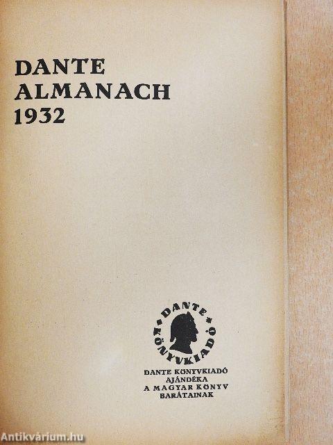 Dante Almanach 1932