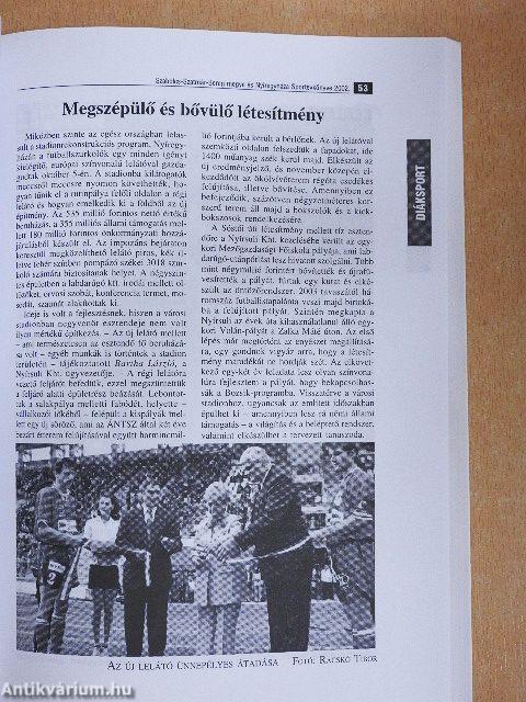 Szabolcs-Szatmár-Bereg megye és Nyíregyháza sportévkönyve 2002
