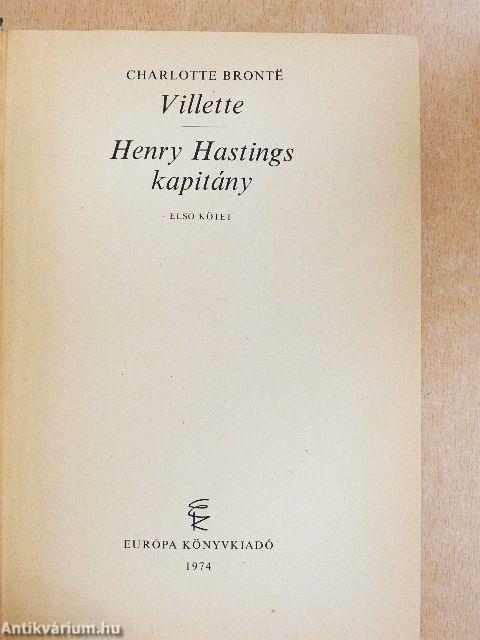 Villette/Henry Hastings kapitány 1-2.