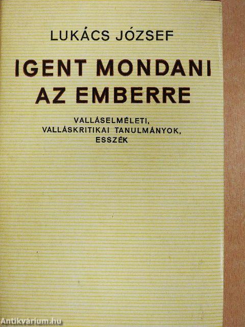 Igent mondani az emberre