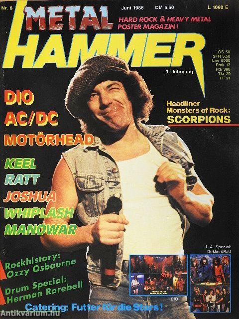 Metal Hammer Juni 1986