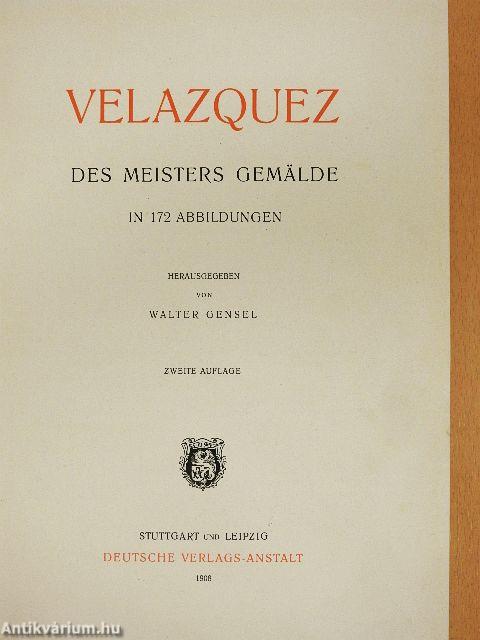 Velazquez, des Meisters Gemälde