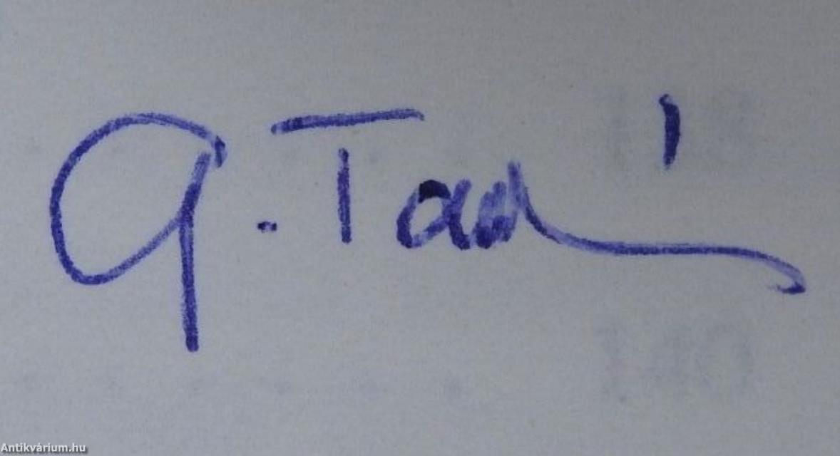 Tüdő Vince betegei (dedikált példány)