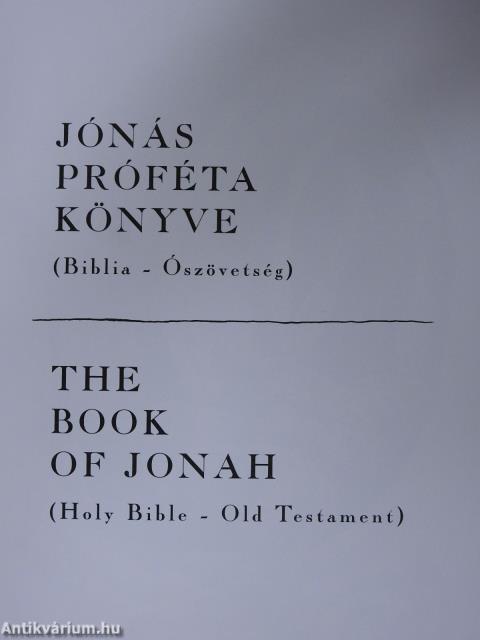 Jónás könyve (aláírt példány)