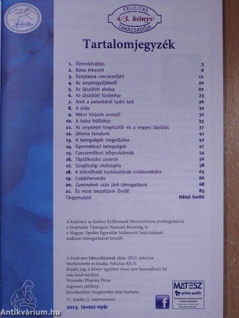 Babagondozási Tanácsadó 2013. tavasz-nyár