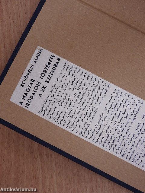 A magyar irodalom története a XX. században